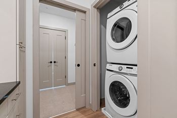 Full-sized washer and dryer